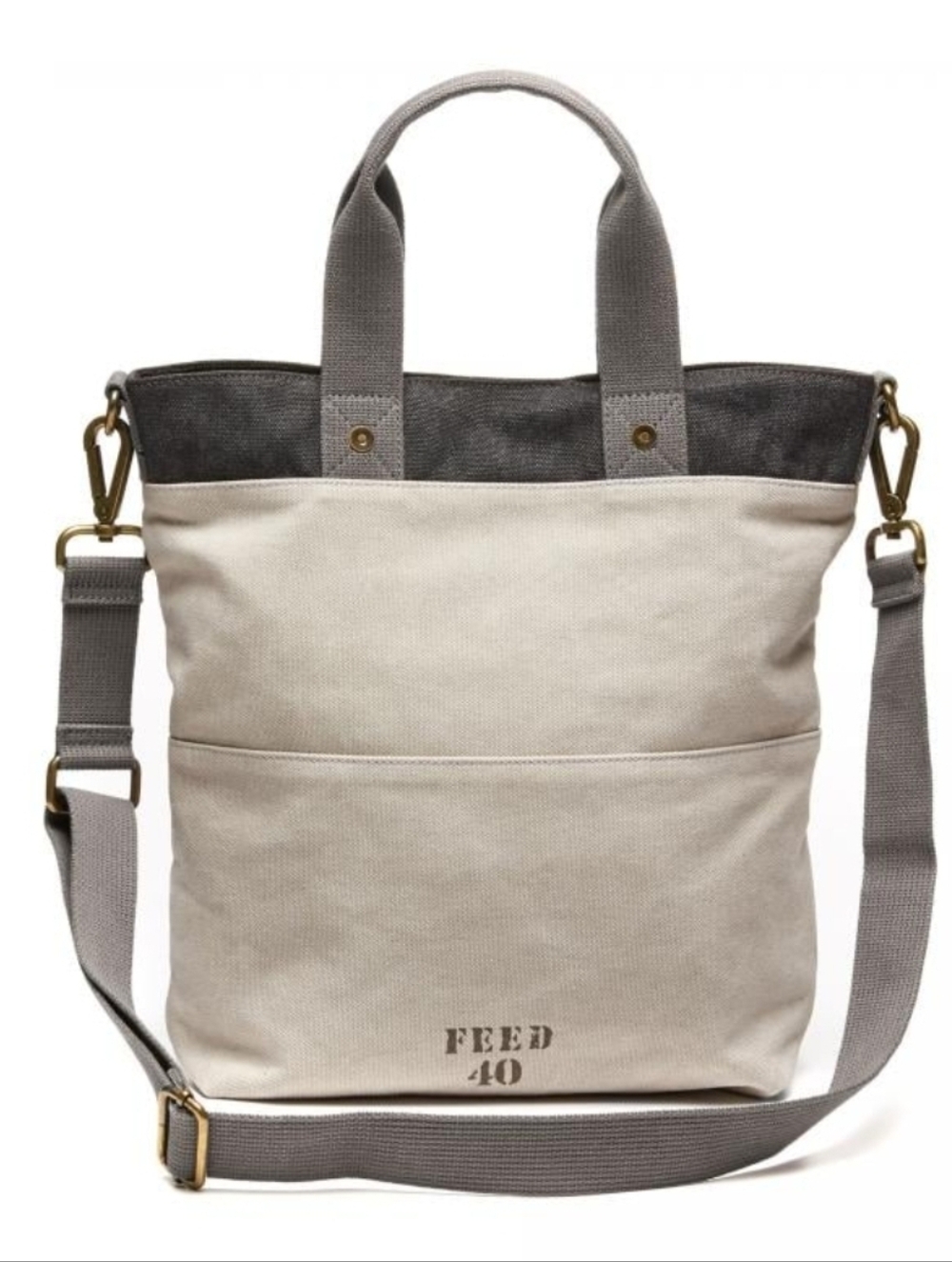 FEED 40 Canvas Messenger Tote